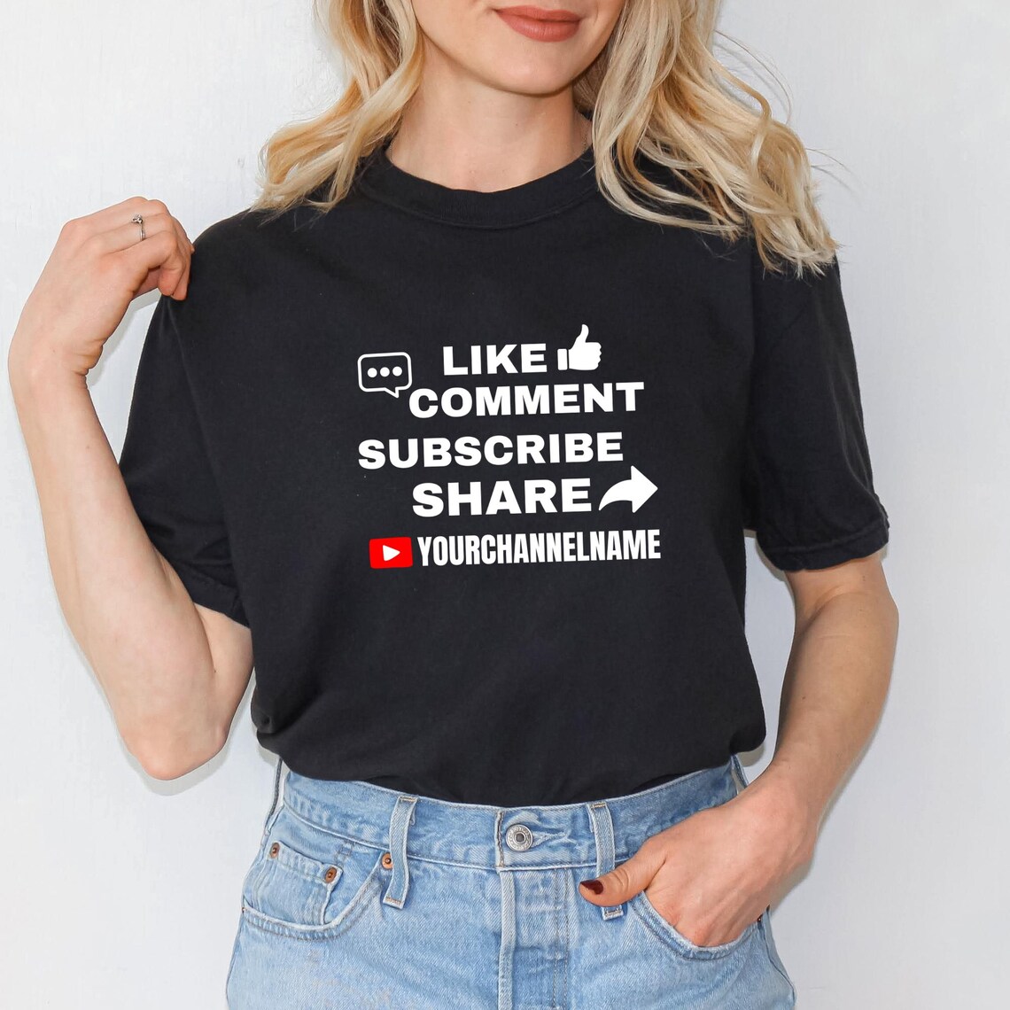 Custom YouTube Content Creator T-Shirt